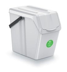 nabbi Odpadkový koš na tříděný odpad (3 ks) ISWB25S3 25 l - popelavá