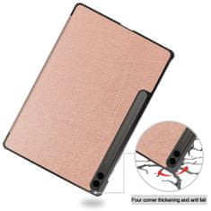 Techsuit Pouzdro pro tablet Samsung Galaxy Tab S9 Plus / S9 FE Plus, Techsuit FoldPro Rose Gold