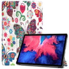 Techsuit Pouzdro pro tablet Lenovo Tab P11 (TB-J606L / TB-J606F) / Tab P11 Plus (TB-J616F / TB-J616X), Techsuit FoldPro Butterfly