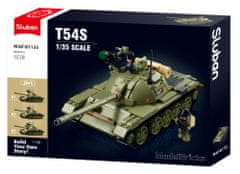 Sluban Army Model Bricks M38-B1135 Střední Tank T54S 3v1 M38-B1135