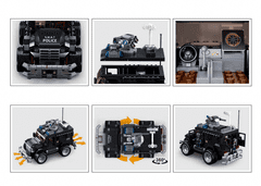 Sluban Power Bricks M38-B1156 R/C Útočné vozidlo Tiger na dálkové ovládání M38-B1156