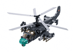 Sluban Army Model Bricks M38-B1138 Dělostřelecký vrtulník KA-52S M38-B1138