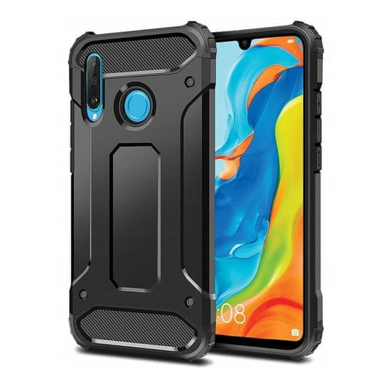 FORCELL Obal / kryt na Huawei P30 Lite černý - Forcell ARMOR