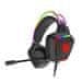 Canyon Herní headset Darkless GH-9A, RGB podsvícení, USB + 3.5mm jack, 2m kabel, černý