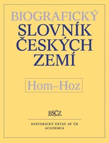 Biografický slovník českých zemí, Hom-Hoz, sv. 26