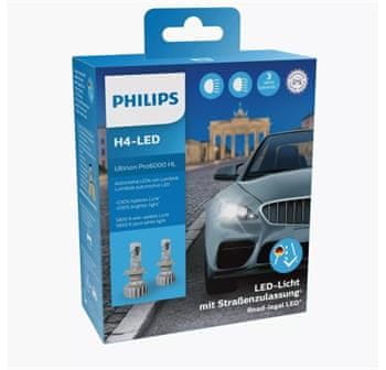 Philips LED H4 Ultinon Pro6000 HL 2ks