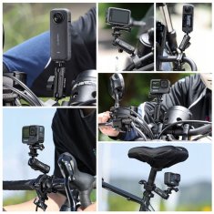 ULANZI Svěrák Magic Arm Držák na kolo Motor pro kameru fotoaparátu telefonu ULANZI