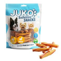 Juko Chicken, Duck &amp; Pumpkin Tricolor Twist Snacks 250 g