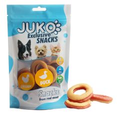 Juko Chicken &amp; Duck Doughnuts Snacks 70 g