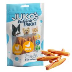 Juko Chicken, Duck &amp; Pumpkin Tricolor Twist Snacks 70 g