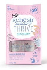 Schesir Cat Kitten Thrive Sachet kuře 20x8g