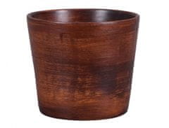 Obal na květník RABAS WOOD keramický matný d13x12cm