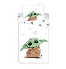 Jerry Fabrics Povlečení Star Wars Baby Yoda Bavlna, 140/200, 70/90 cm