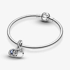 Pandora Dvojitý stříbrný přívěsek Night Sky Crescent Moon 799216C01