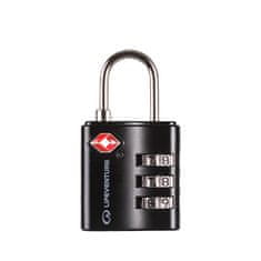 Lifeventure Zámek na batoh Lifeventure TSA Combi Lock Black