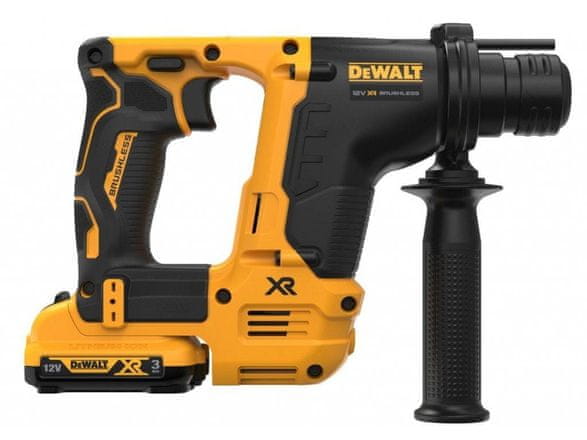 DeWalt vrtací kladivo SDS Plus 12V, 2 x 3,0 Ah, DCH072L2-QW