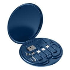 Mormark Univerzální Nabíječka, USB-C Cestovní nabíječka, Cestovní sada kabelů, Cestovní kit (USB, 2x USB-C, MicroUSB, iPhone) | TECHUB