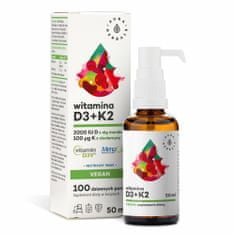 Aura Herbals Aura Herbals vitamín d3 2000 iu k2 vegan 50 ml BI8172