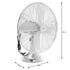 KLAUSBERG Klausberg stolní ventilátor 40cm 50w kovový KB7538