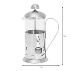 KINGHoff Kinghoff čajový louhovač s tlakem French Press 350ml KH4830