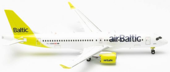 Herpa Airbus A220-300, Air Baltic, Lotyšsko, 1/200