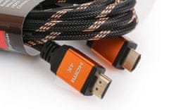 Opticum Opticum RED Kabel HDMI-HDMI 0,5m UHD, black, gold, 4K 2.0