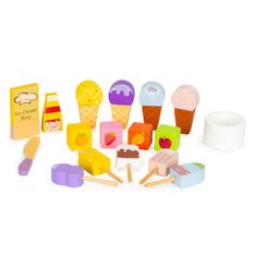 EcoToys Dřevěný obchůdek se zmrzlinou ICE-POP