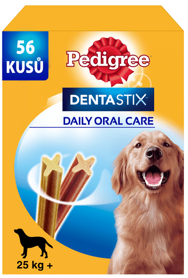 Pedigree Dentastix Daily Oral Care dentální pamlsky pro psy velkých plemen 56 ks (8×270 g)