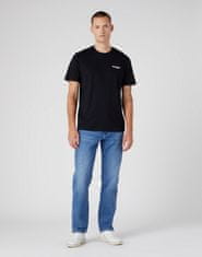 Wrangler Dvoubalení pánského trička WRANGLER W7BZFQE12 SIGN OFF TEE TRUE NAVY Velikost: S