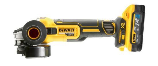 shumee DEWALT ÚHLOVÁ BRUSKA 18V 2x5,0Ah POWERSTACK DCG405H2T