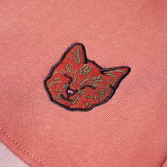Vidaxl Dětská mikina barevné bloky Kočka růžová 104