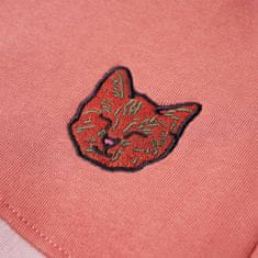 Vidaxl Dětská mikina barevné bloky Kočka růžová 116