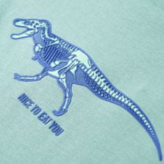 Vidaxl Dětské tričko Dinosaurus světle khaki 92
