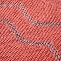 Vidaxl Dětský svetr pletený středně růžový 116