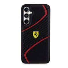 Ferrari  PU Carbon Twist Zadní Kryt pro Samsung Galaxy S23 FE Black