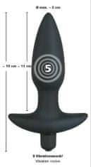 Orion Black Velvets Vibrating Plug Medium