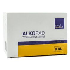 Conall Health ALKOPAD - gázové čtverečky pro dezinfekci, isopropylalkohol, XXL 190x140mm, 50ks