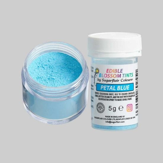 Sugarflair Colours blossom tint - prachová barva - Petal Blue - 5g