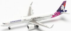 Herpa Airbus A321-271NX, Hawaiian Airlines "2010s, Uhiuhi", USA, 1/500