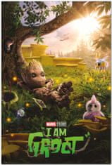 CurePink Plakát Marvel|I am Groot: Odpočinek (61 x 91,5 cm)