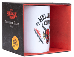 CurePink Keramický hrnek Stranger Things: Hellfire Club (objem 350 ml)