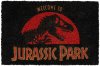 CurePink Rohožka Jurassic Park|Jurský park: Welcome (60 x 40 cm)