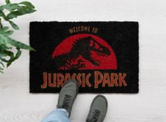 CurePink Rohožka Jurassic Park|Jurský park: Welcome (60 x 40 cm)