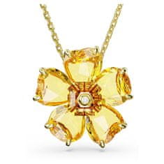 Swarovski Nepřehlédnutelný pozlacený náhrdelník s krystaly Florere 5650570