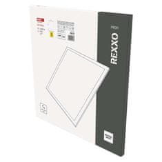 Emos LED panel REXXO backlit 60×60 cm, čtvercový vestavný bílý, 36W neutrální bílá, UGR