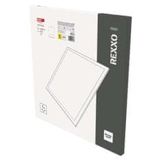 Emos LED panel REXXO backlit 60×60 cm, čtvercový vestavný bílý, 36W neutrální bílá