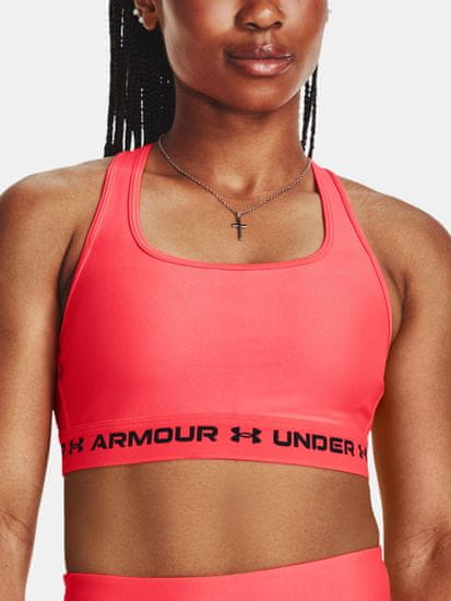 Under Armour Podprsenka Crossback Mid Bra-RED