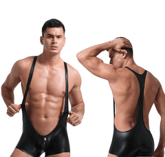 Temptly Pánské zápasnické body sexy erotické prádlo