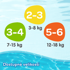 plenky Little Swimmers 3-4 (7-15 kg) 12 ks