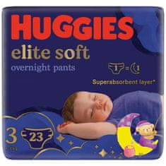 Huggies Elite Soft Pants Over Night č. 3 - 23 ks